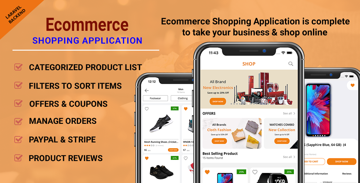 Eccomerce application